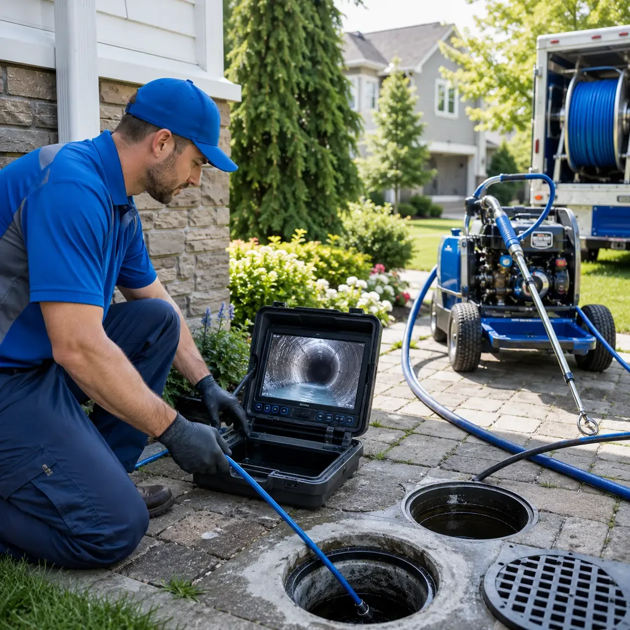 Outdoor drain cleaning professionals serving Lufkin, TX